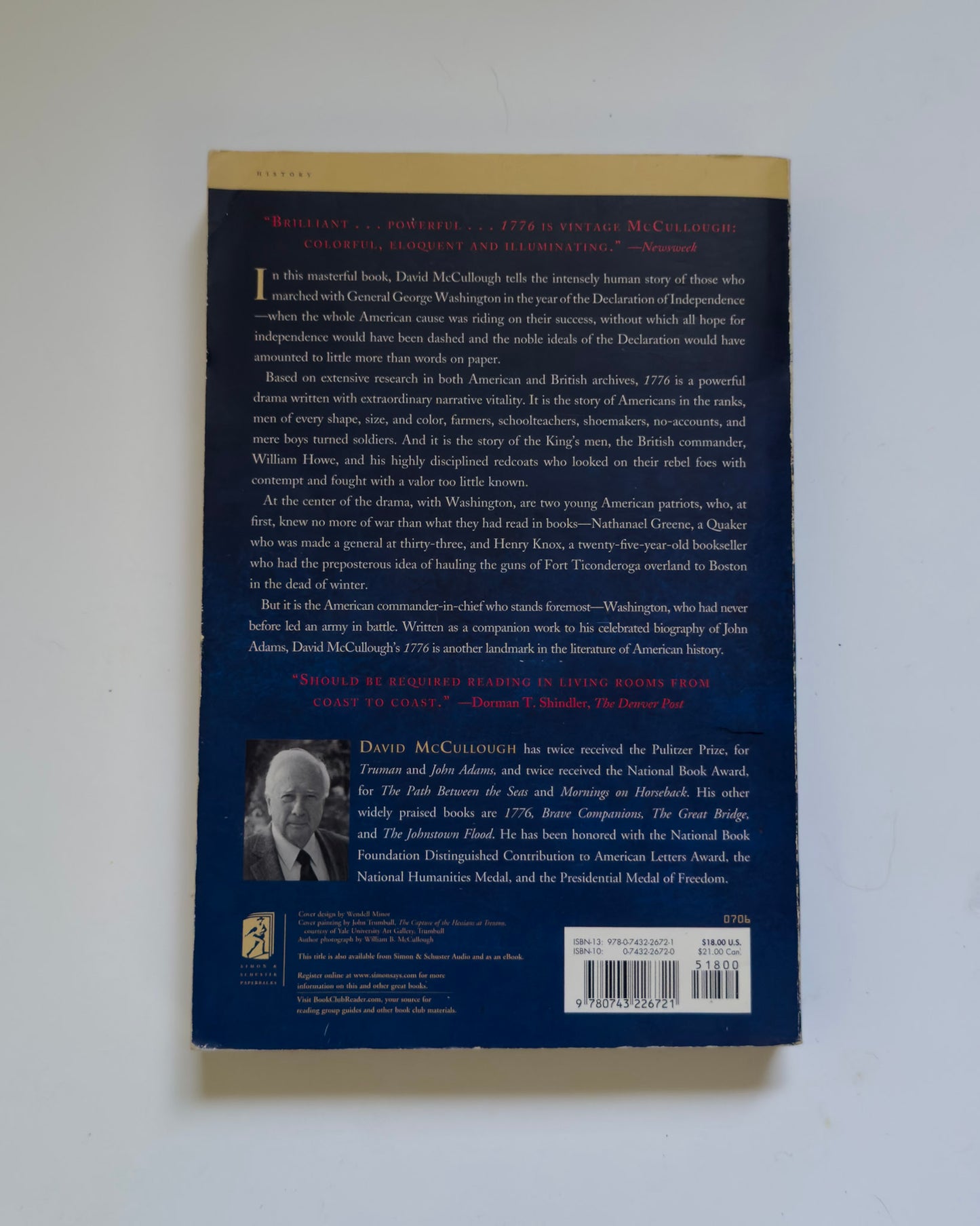 1776 by David McCullogh (Used)