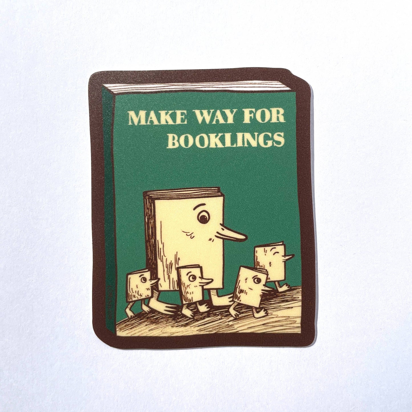 Make Way for Booklings Sticker
