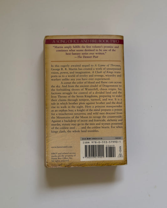 A Clash of Kings (A Song of Ice and Fire, Book 2) by George RR Martin (Used)