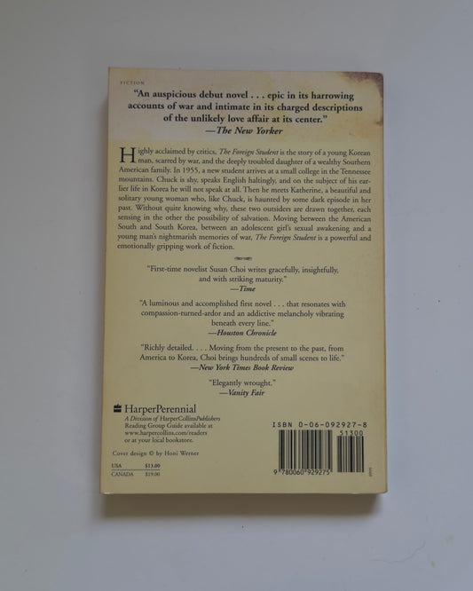The Foreign Student by Susan Choi (Used)
