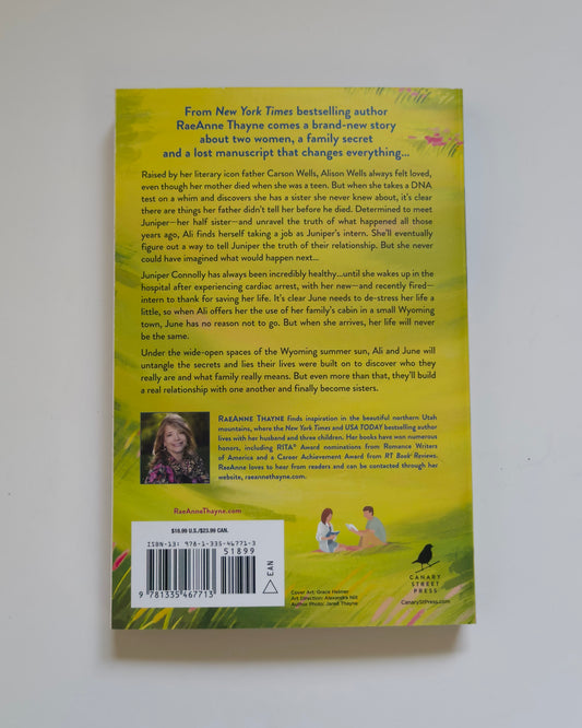 The Lost Book of First Loves: A Small-Town Contemporary Romance Novel about Two Sisters Discovering Family Secrets by RaeAnne Thayne