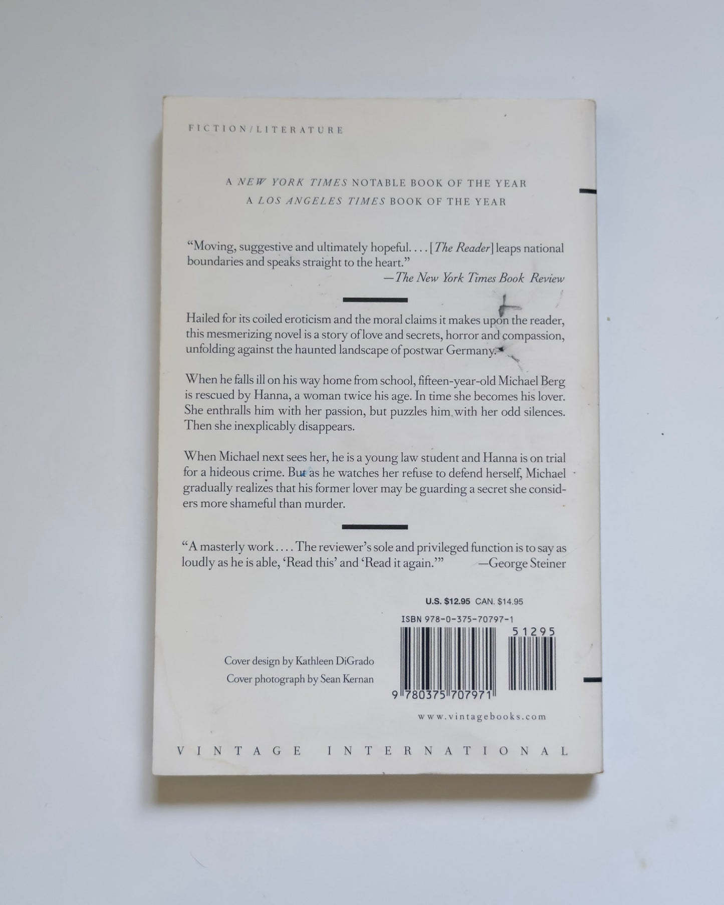 The Reader by Bernhard Schlink (Used)