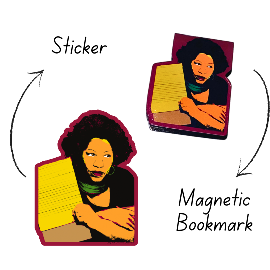 Toni Morrison Magnetic Bookmarks
