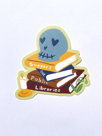 Support Our Public Libraries Sticker