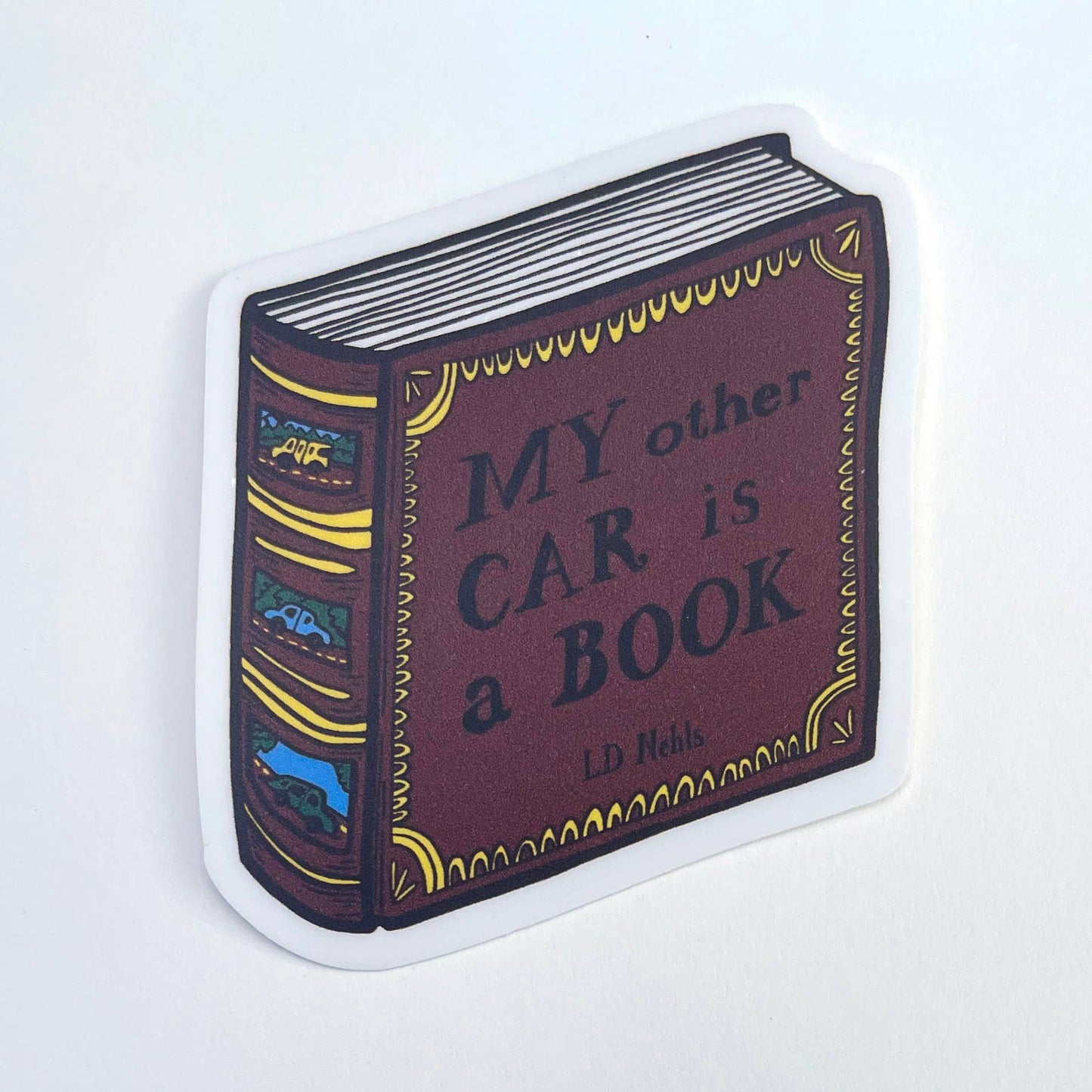 My Other Car is a Book Sticker
