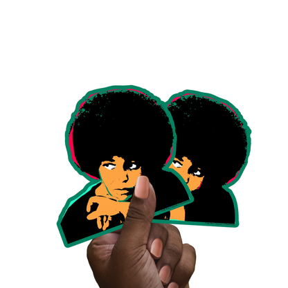 Angela Davis Sticker