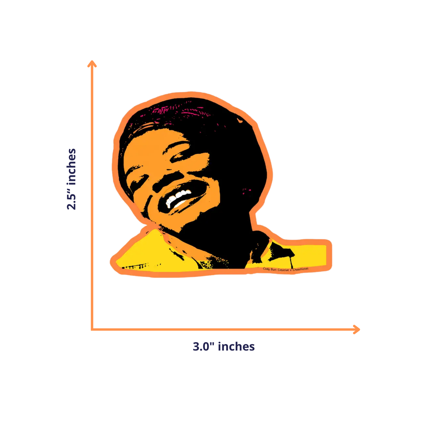 Maya Angelou Sticker