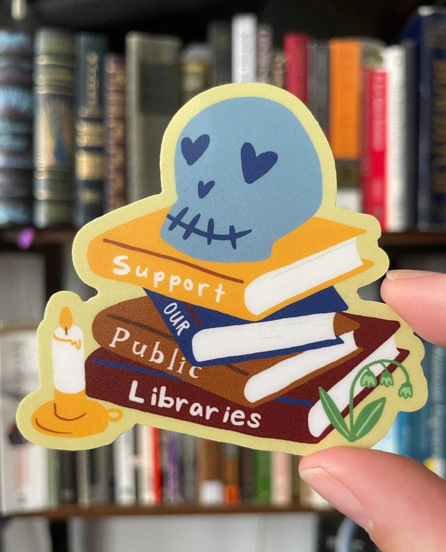 Support Our Public Libraries Sticker