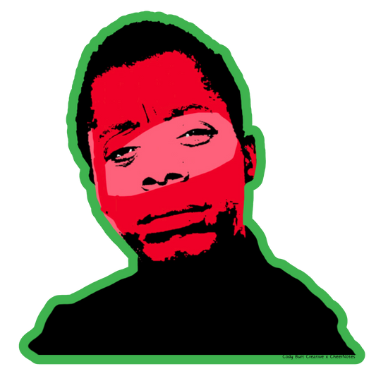 James Baldwin Sticker