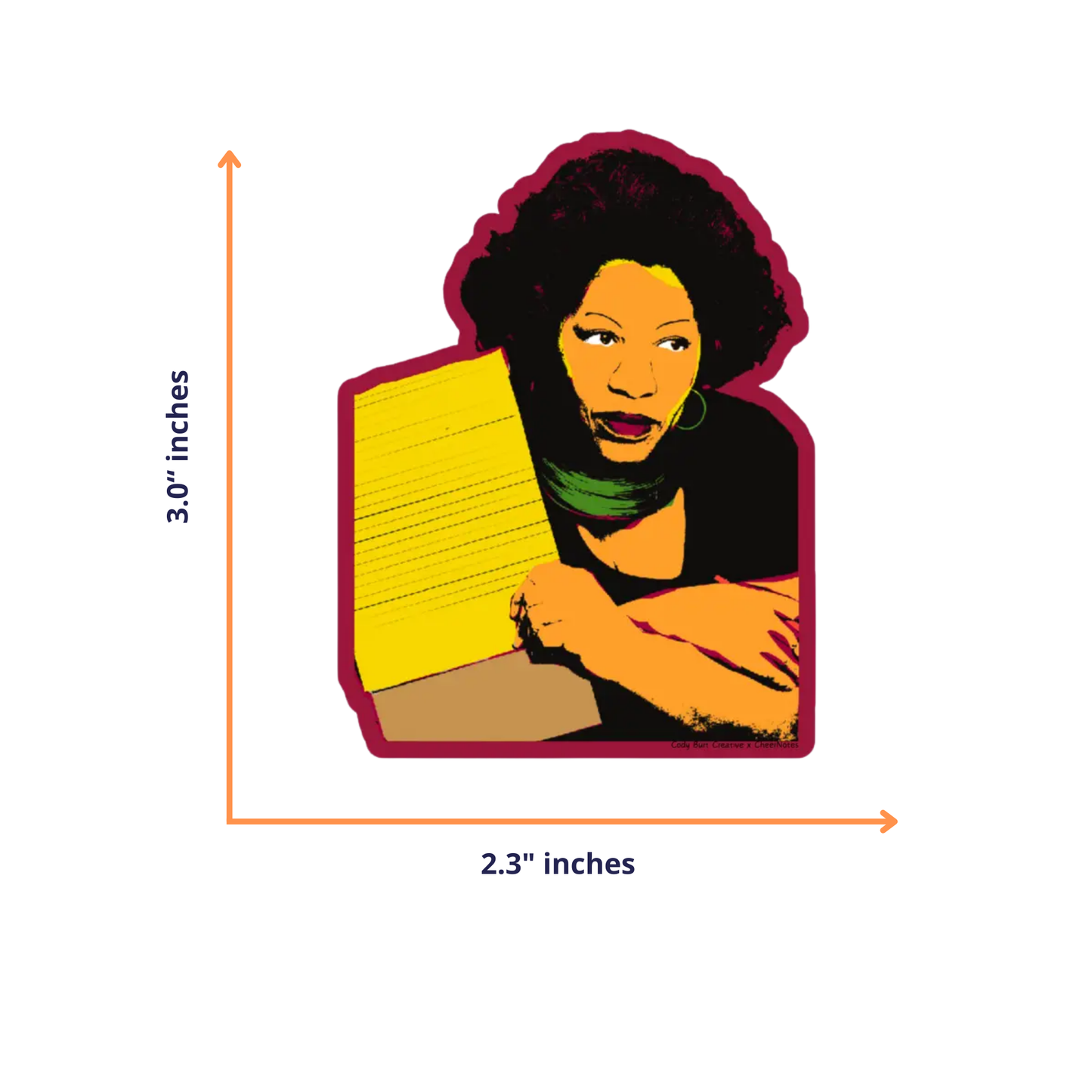 Toni Morrison Sticker