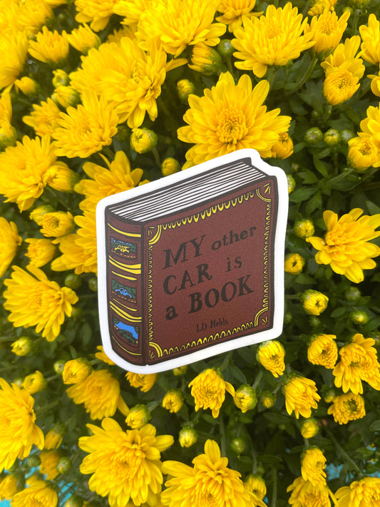 My Other Car is a Book Sticker