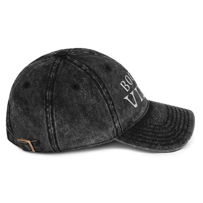 Bookish Vibes Vintage Hat Black