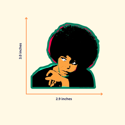 Angela Davis Sticker